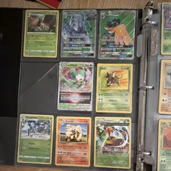 Pokemon TCG Binder Lot Mixed Cards Pikachu Mew Arcanine Holo Foil English - Image 3