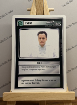 Star Trek CCG * Res-Q Card * 1994 * 1st Edition * White Border - Image 1