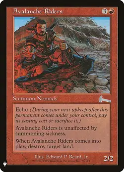 Avalanche Riders - Mystery Booster #074/144 MTG Magic The Gathering - Image 1