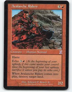 Avalanche Riders #55 Magic the Gathering Card - Image 1