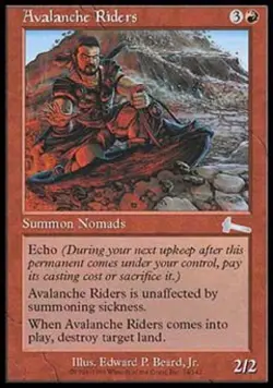 Avalanche Riders - Light Play MTG Urza's Legacy - Image 1