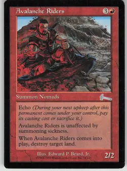 Magic the Gathering TCG Avalanche Riders U Urza's Legacy 74 - Image 1