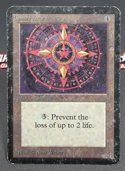 MTG Conservator- DAMAGED -Alpha Magic the Gathering Card # 237 - Image 1
