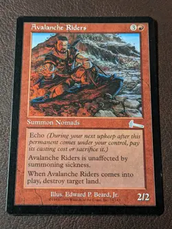 Avalanche Riders - Magic The Gathering MTG Collectible Card game - Image 1