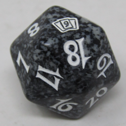Magic the Gathering 9th Edition Black Spindown Dice - Image 1