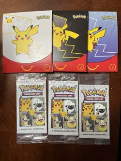 Pokemon Cards 25th Anniversary Promo McDonald & General Mills Booster Packs #6 - Image 1