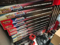 Pokemon - Prismatic Evolutions - Lucario EX and Tyranitar EX Premium Collection - Image 1