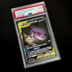 2023 Pokemon PSA 9 Gengar & Mimikyu GX CSM2BC-163 SR Ultra Tag Team Card Chinese - Image 5