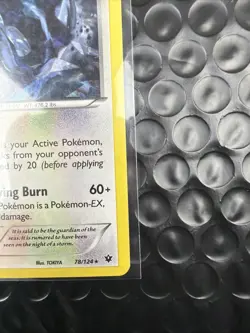 Lugia 78/124 Fates Cracked Ice Holo Fates Collide 2016 Pokemon TCG Lp - Image 4