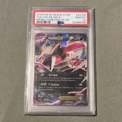 Pokemon TCG XY Black Star Yveltal EX XY150 Promo Shiny Tin Holo PSA 10 - Image 1