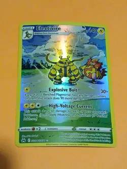Pokemon Sword & Shield Crown Zenith Electivire GG08/GG70 Galarian Gallery - Image 3