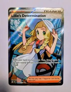 Lillie's Determination 169/132 HOLO Mega Evolution Ultra Rare NM Pokemon TCG - Image 1