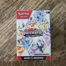 Pokemon TCG Scarlet & Violet Prismatic Evolutions Booster Bundle 6 Packs - Image 1