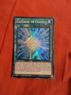 Gateway to Chaos SHVA-EN058 Secret Rare Near Mint 1st Edition Yugioh - Image 1