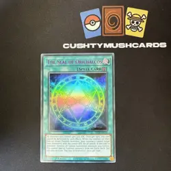 YUGIOH THE SEAL OF ORICHALCOS PURPLE ULTRA RARE DLCS-EN137 1ST EDITION - Image 1