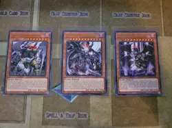 YUGIOH DARKLORD IXCHEL + MORNINGSTAR + NASTEN MAGO RARE 1ST ED NM - Image 1