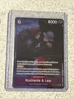 One Piece The Azure Sea’s Seven Rosinante & Law EB04-038 SR Alt Art English - Image 1