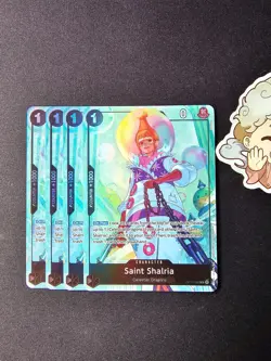 4x OP13-086 Saint Shalria ALT ART Playset One Piece TCG - BEST SELECTION VOL. 5 - Image 1
