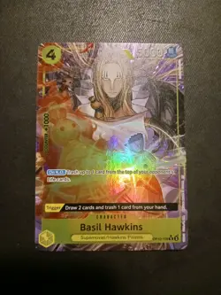 One Piece Card Game TCG PRB02 Basil Hawkins OP10-109 Alt Art M/NM Condition - Image 1