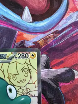 Pokemon TCG Iono's Bellibolt EX Journey Together Ultra Rare Holo Card 183/159 - Image 2