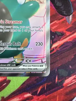 Pokemon TCG Iono's Bellibolt EX Journey Together Ultra Rare Holo Card 183/159 - Image 3