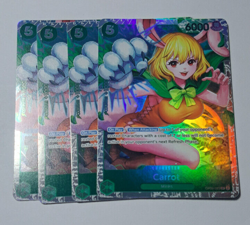 One Piece Card Game Carrot OP08-023 SR English Playset X4! - Image 1