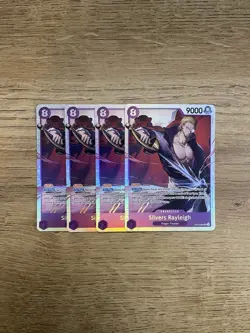 Silvers Rayleigh Op13-066 Super Rare One Piece Card Game English Playset - Image 1