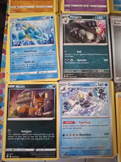 Over 300 pokemon cards Common To Rare Plus 2 Unopened Energy Packs And Meal Tin - Image 5