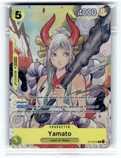 One Piece Promotion Cards #ST13-016 Yamato (Illustration Box Vol.2) - Image 1
