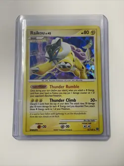 Raikou 16/132 Cracked Ice Holo Pokemon TCG Card LP - Image 1