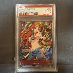 Nami ST01-007 PSA 10 Storage Box Promo Set One Piece Card Game - Image 1