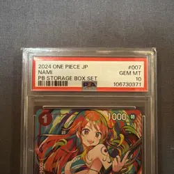 Nami ST01-007 PSA 10 Storage Box Promo Set One Piece Card Game - Image 2