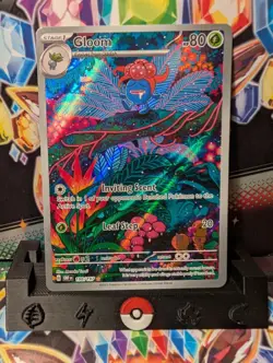 Gloom 198/197 Obsidian Flames Illustration Rare Pokemon Card | NM - Image 1