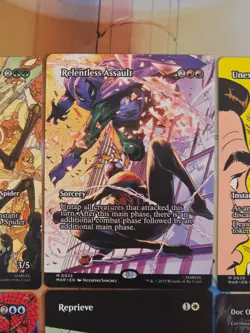 Lot of 12x Spiderman Source Material borderless Magic the Gathering cards - Image 3