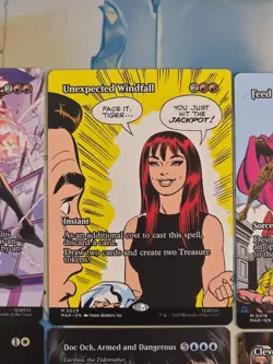 Lot of 12x Spiderman Source Material borderless Magic the Gathering cards - Image 4