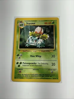 Ivysaur 030/102 Base Set Regular Pokemon Card TCG - Image 1