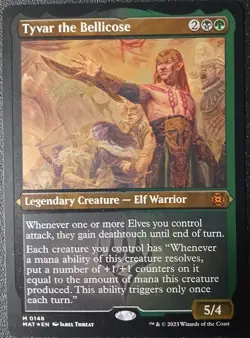 MTG Tyvar the Bellicose, Foil Etched, NM/Pack Fresh - Image 1