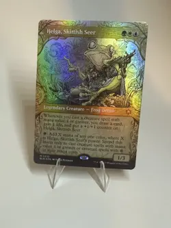 MTG -Helga, Skittish Seer - Bloomburrow - Showcase Foil NM - Image 1