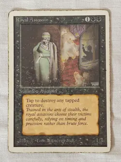 Played Royal Assassin Unlimited Mtg Magic the Gathering - Image 1