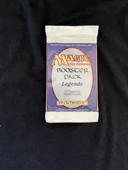 Magic the Gathering Legends Booster Factory Sealed - Image 1