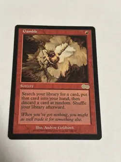 MtG - Magic the Gathering - GAMBLE - Urza's Saga #188 - Unplayed MINT! - Image 1