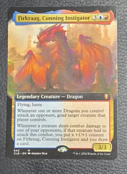 Firkraag, Cunning Instigator (Extended Art) Battle for Baldur's Gate MTG Magic - Image 1