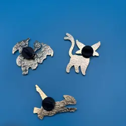 Lot of 3 Pokemon Official Collector’s Pins. Includes:Charizard,Espeon,and Latias - Image 2