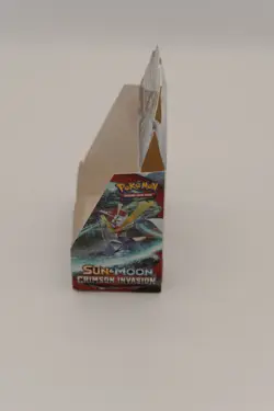 POKEMON SUN & MOON: CRIMSON INVASION BOOSTER BOX EMPTY FOR DISPLAY - Image 2