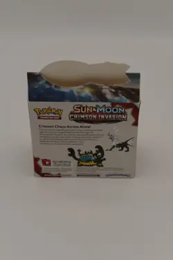 POKEMON SUN & MOON: CRIMSON INVASION BOOSTER BOX EMPTY FOR DISPLAY - Image 3