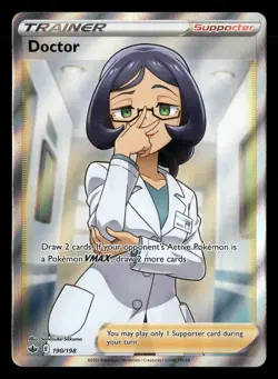 Doctor (Full Art) 190/198 SWSH06: Chilling Reign Pokemon TCG - Image 1
