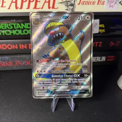 Pokemon TCG Gumshoos GX Sun Moon 145/149 Holo Full Art Ultra Rare - Image 1