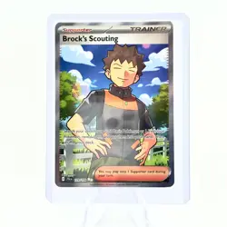 Brock's Scouting Ultra Rare SV09: Pokemon JTG Journey Together 179/159 Near Mint - Image 3