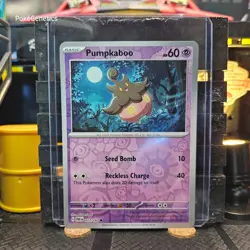 Pumpkaboo Paradox Rift Reverse Holo Pokemon TCG 077/182 Scarlet & Violet Common - Image 1