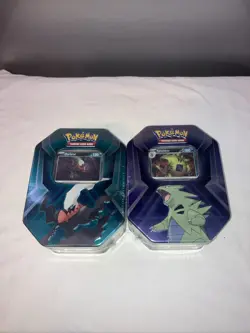 Lot of 2 Pokemon Triple Whammy Tins Tyranitar Slaking Brand New Sealed - Image 4